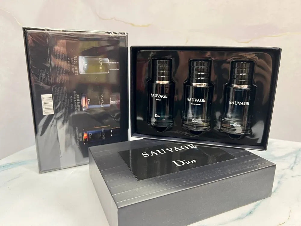 Dior Sauvage 3 In 1 Gift Set 3x30mL